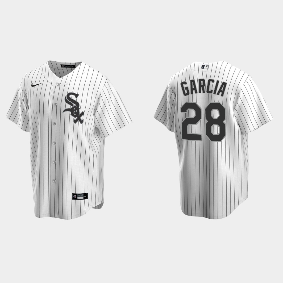 Men's Leury Garcia Chicago White Sox Home Jersey - White
