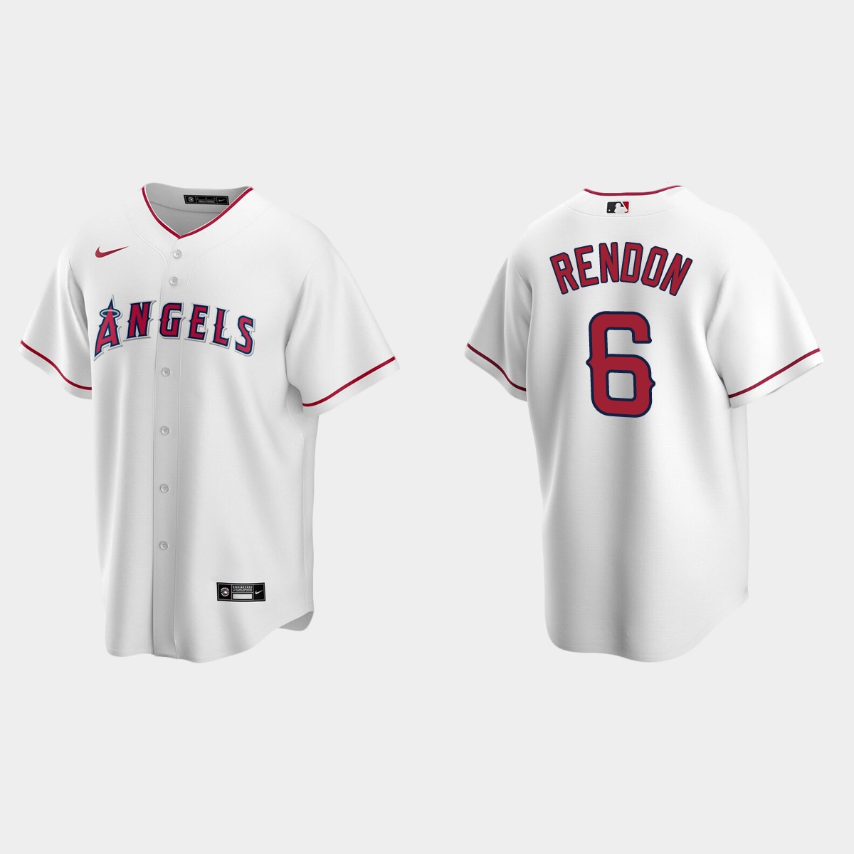 Men's Los Angeles Angels Anthony Rendon Home Jersey - White