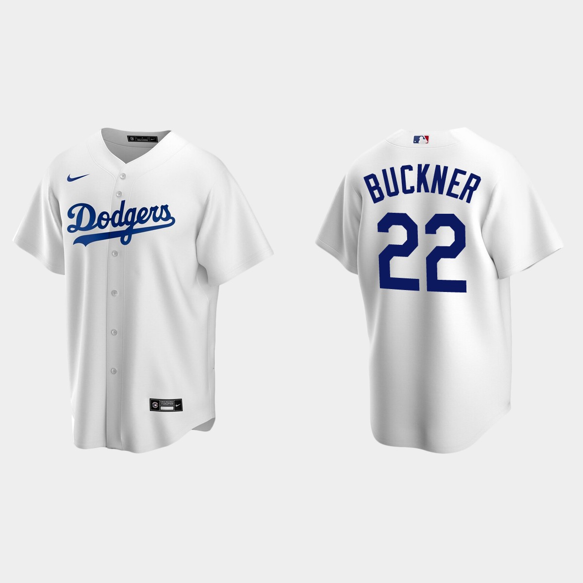 Men's Los Angeles Dodgers Bill Buckner White Retired Player Jersey