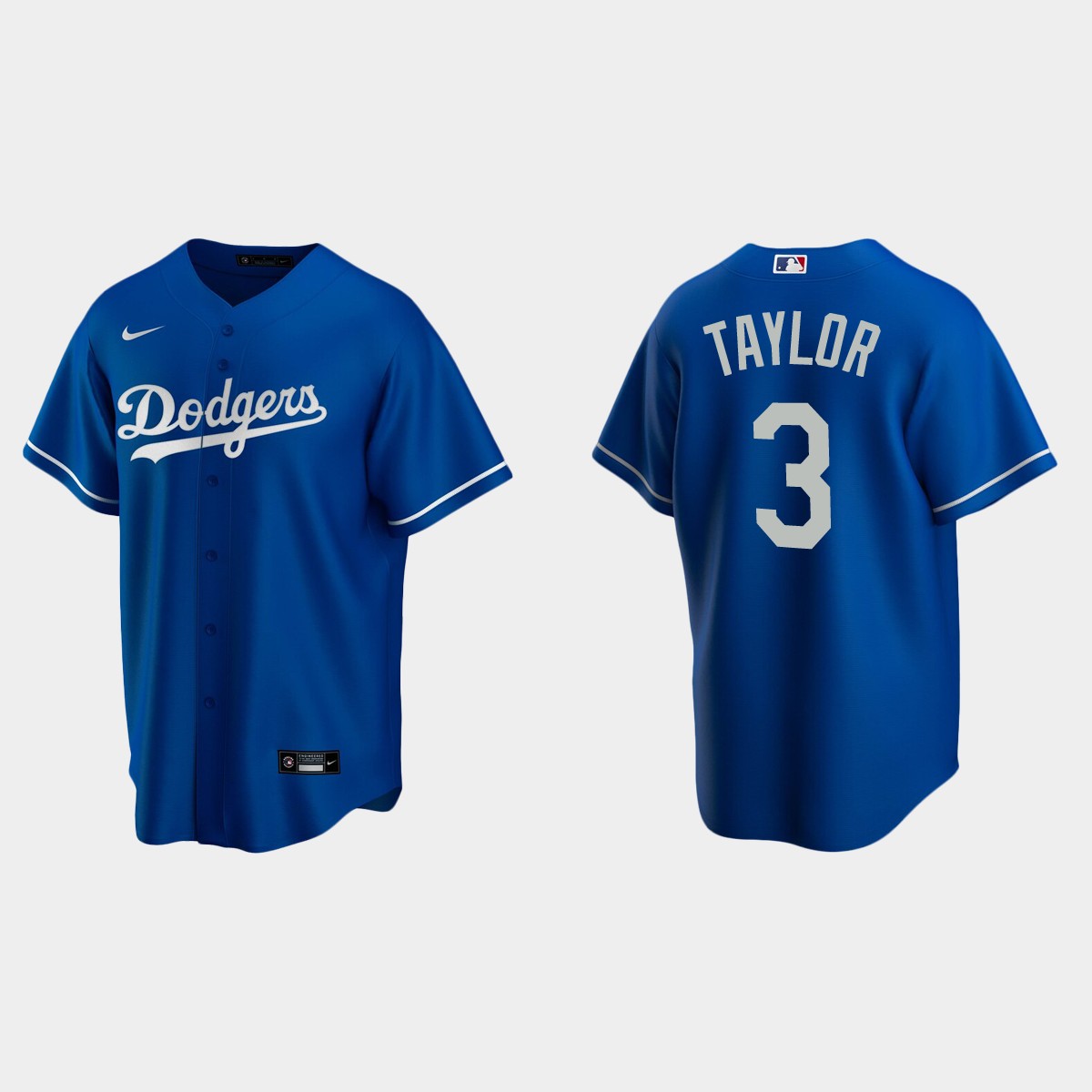 Men's Los Angeles Dodgers Chris Taylor Alternate Jersey - Royal