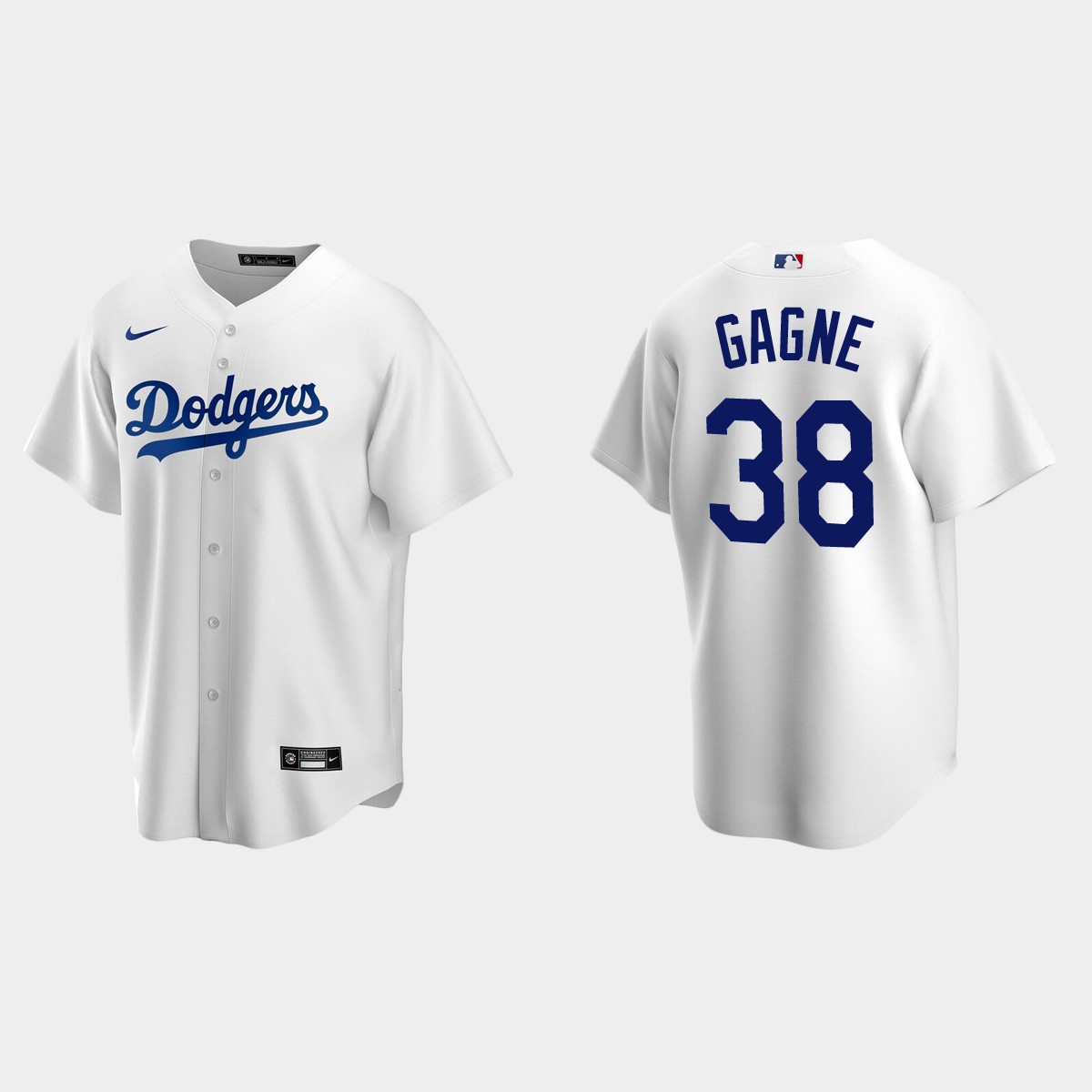 Men's Los Angeles Dodgers Eric Gagne White Retired Player Jersey