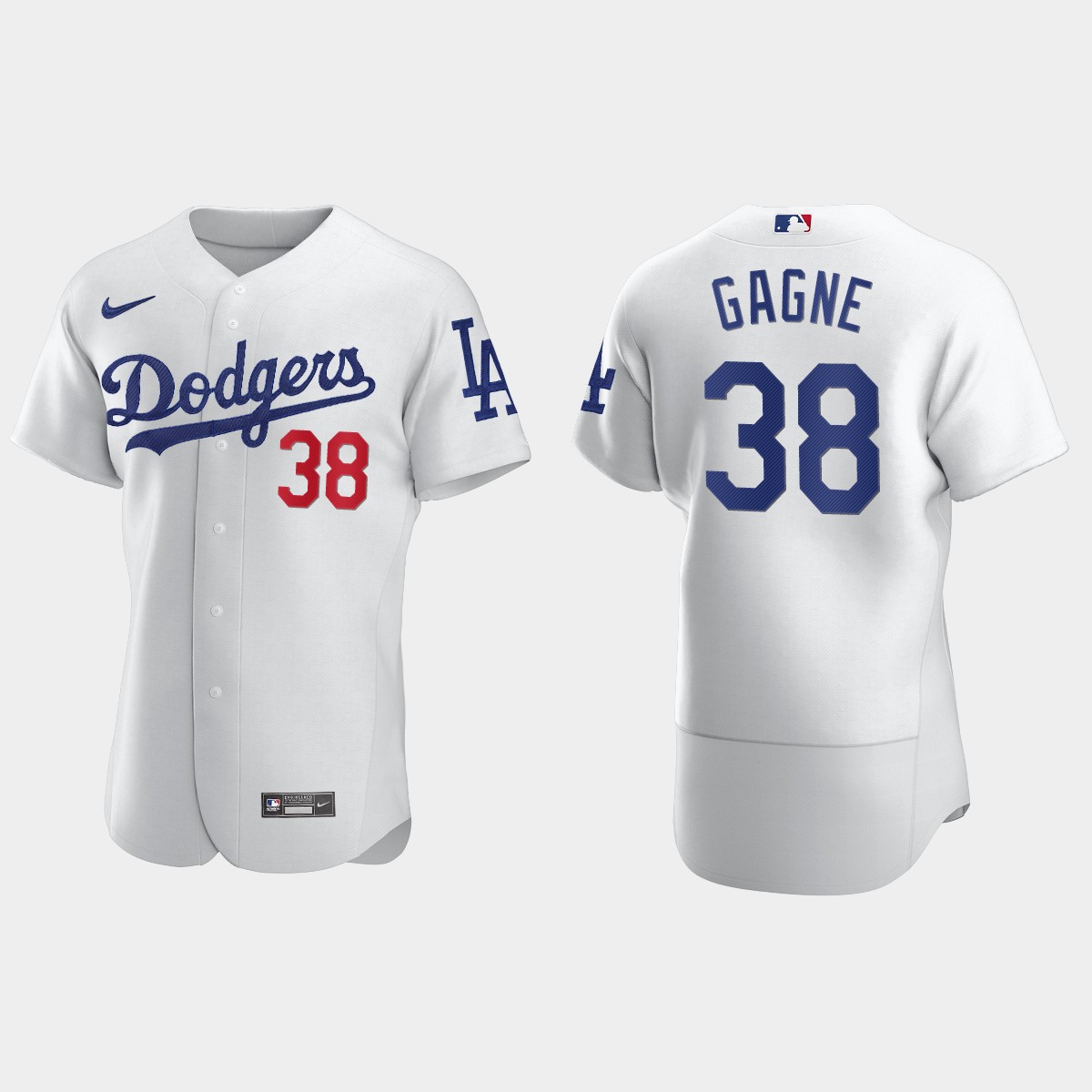 Men's Los Angeles Dodgers Eric Gagne White Retired Player Jersey