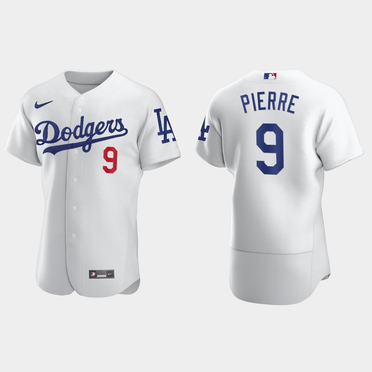Men's Los Angeles Dodgers Juan Pierre White Retired Player Jersey