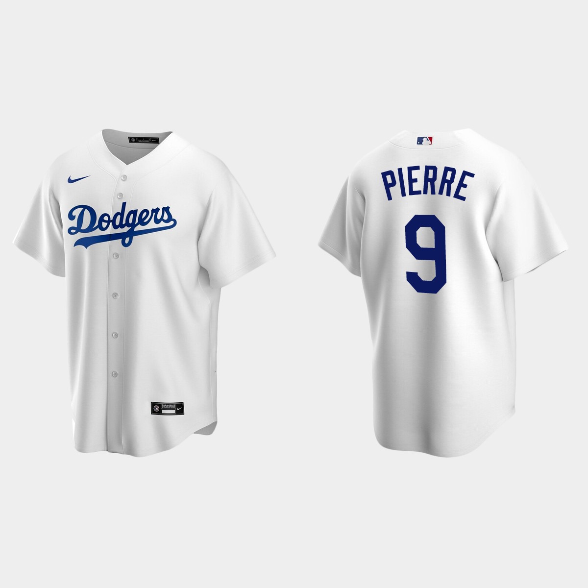 Men's Los Angeles Dodgers Juan Pierre White Retired Player Jersey