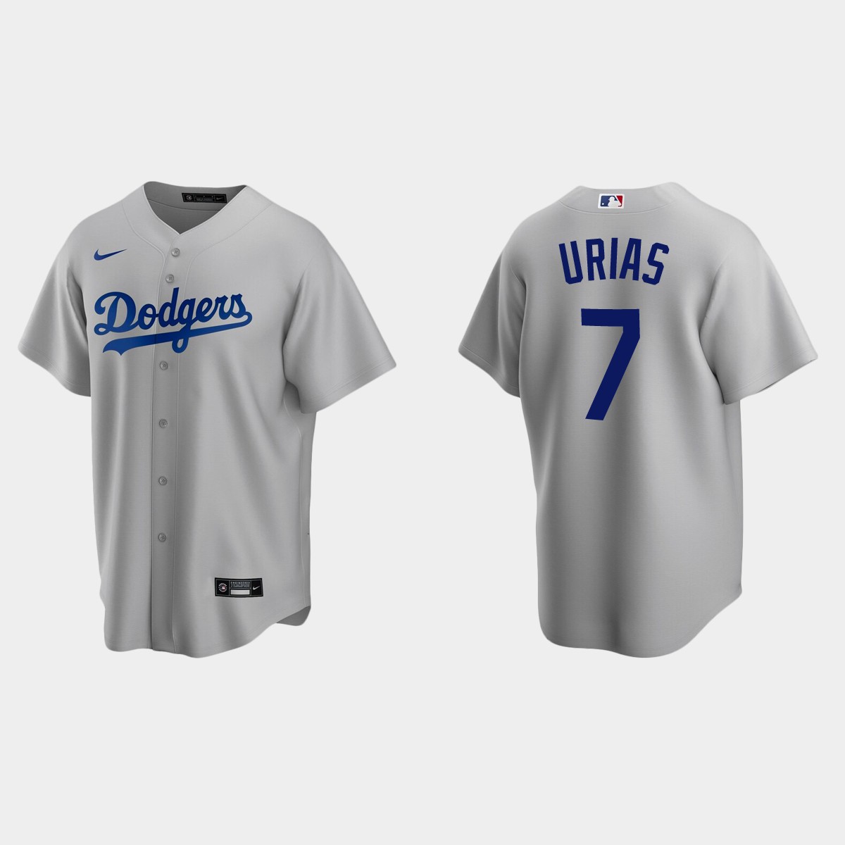 Men's Los Angeles Dodgers Julio Urias Alternate Jersey - Gray