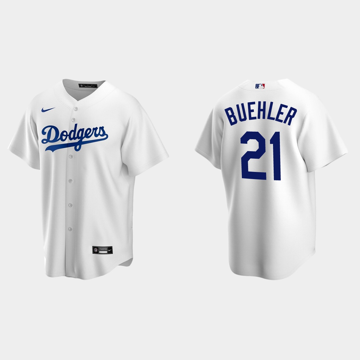 Men's Los Angeles Dodgers Walker Buehler Home Jersey - White