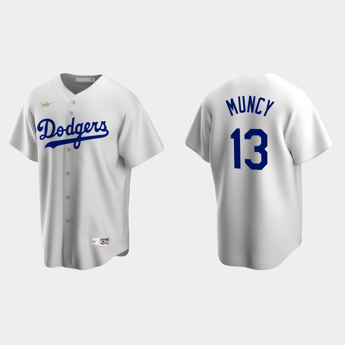 Men's Max Muncy Los Angeles Dodgers Cooperstown Collection Home Jersey - White