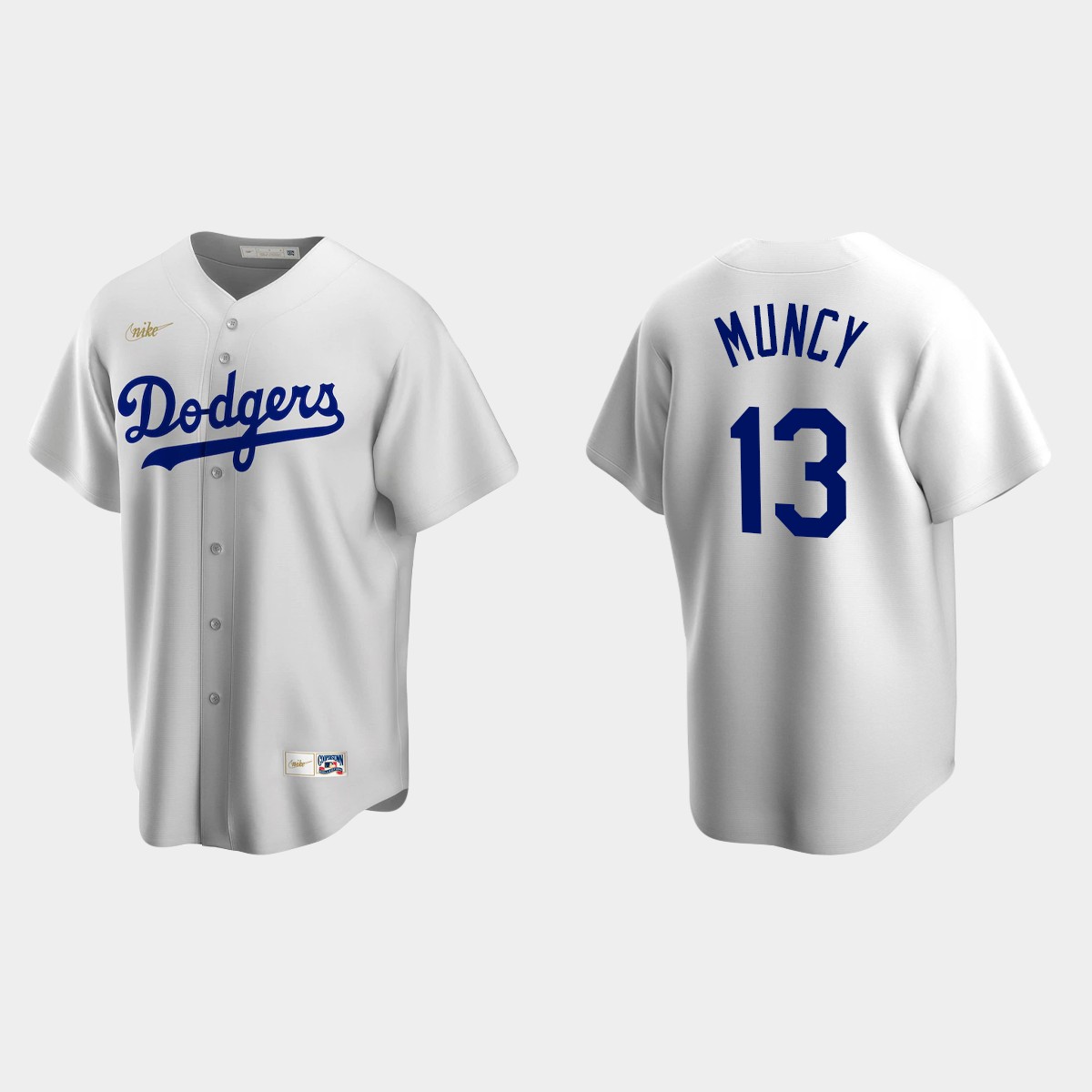Men's Max Muncy Los Angeles Dodgers Cooperstown Collection Home Jersey - White