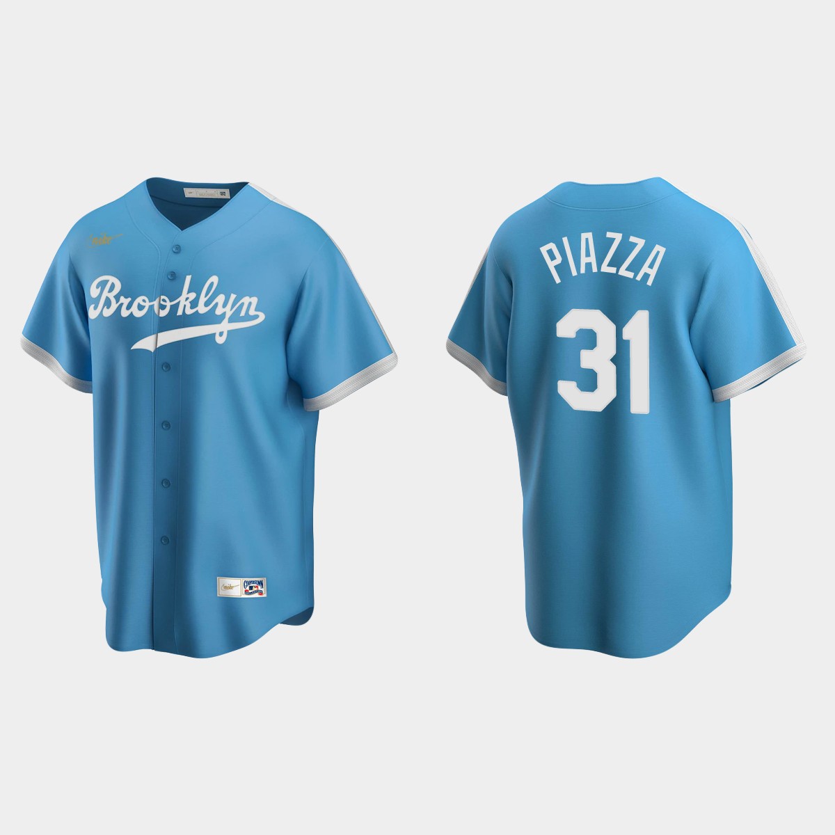 Men's Mike Piazza Los Angeles Dodgers Cooperstown Collection Alternate Jersey - Light Blue