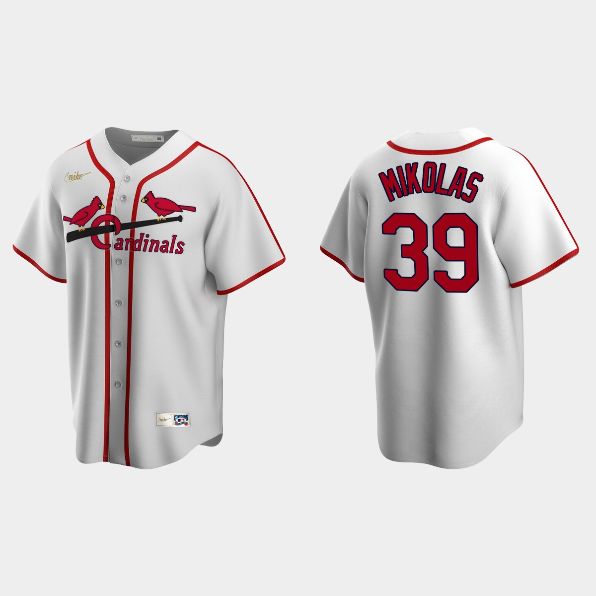 Men's Miles Mikolas #39 St. Louis Cardinals Cooperstown Collection Home Jersey - White