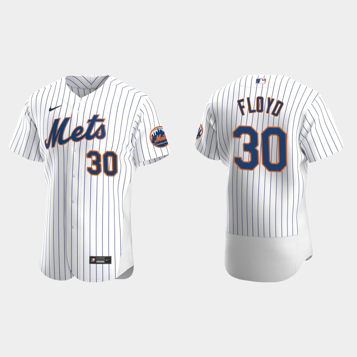 Men's New York Mets Cliff Floyd White Retired Player Jersey