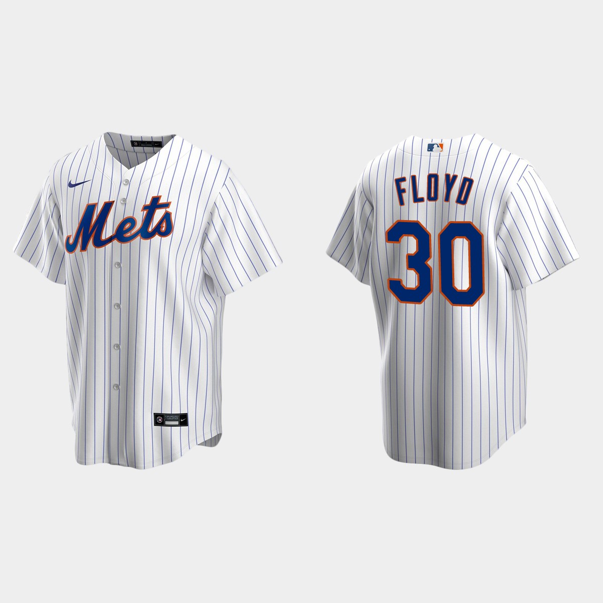 Men's New York Mets Cliff Floyd White Retired Player Jersey