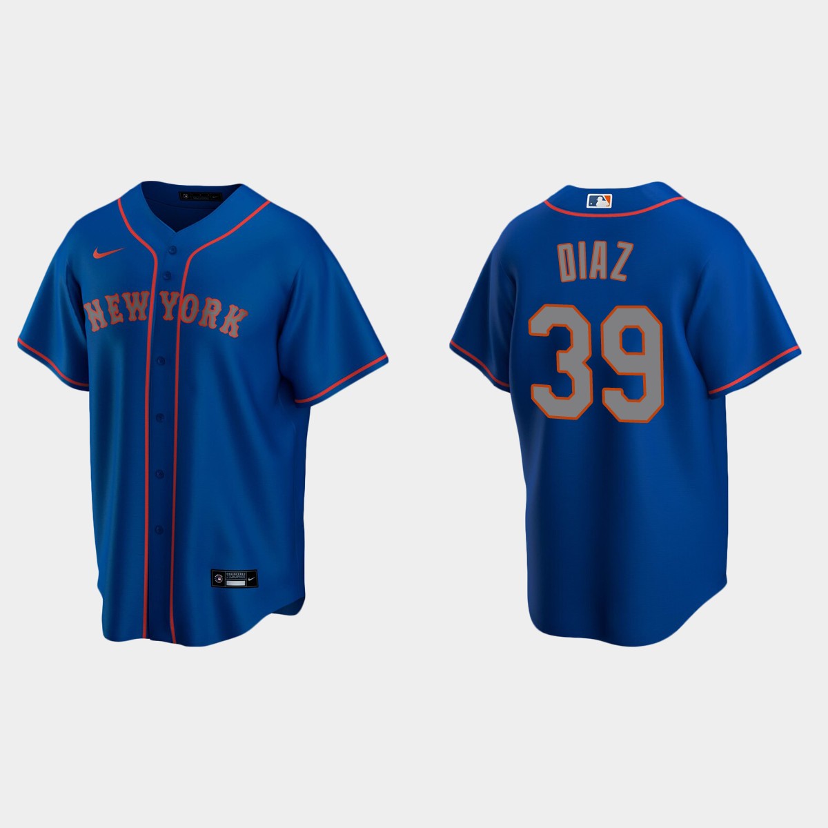 Men's New York Mets Edwin Diaz Alternate Road Jersey - Royal