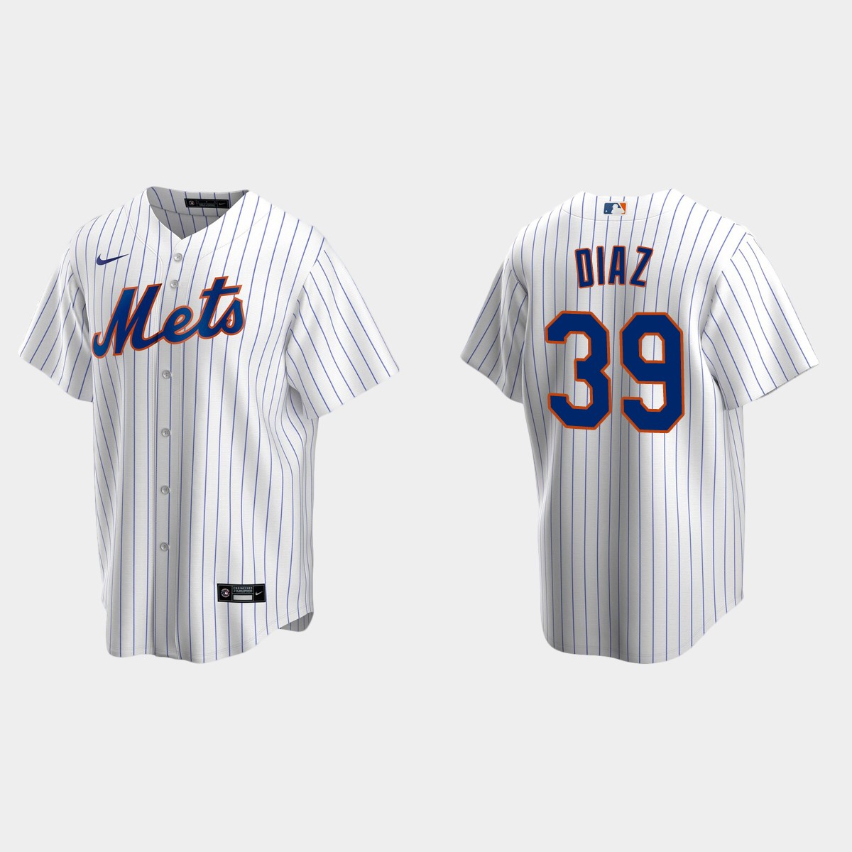 Men's New York Mets Edwin Diaz Home Jersey - White