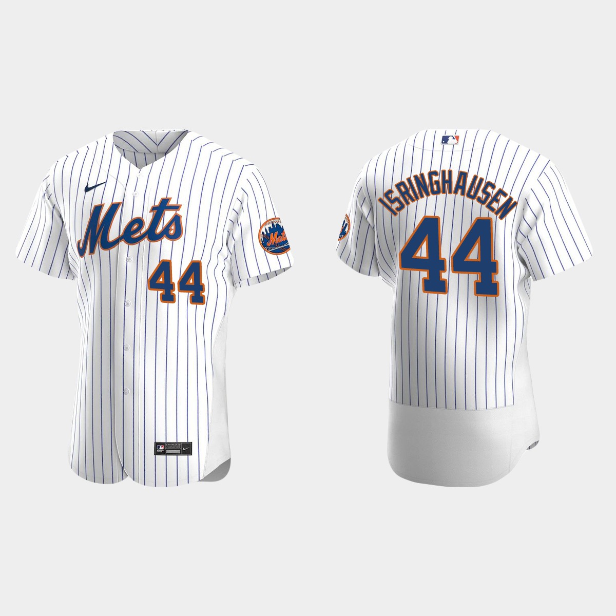 Men's New York Mets Jason Isringhausen White Retired Player Jersey