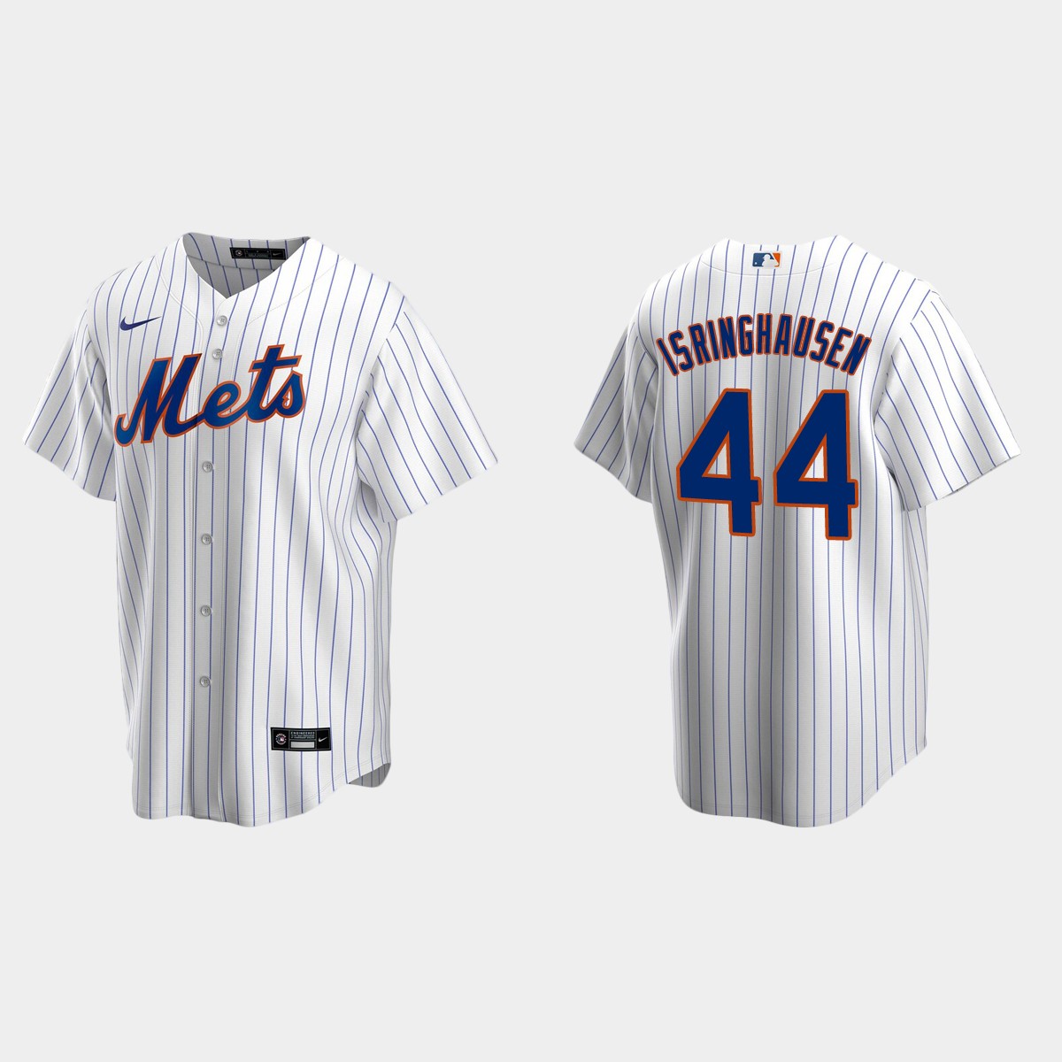 Men's New York Mets Jason Isringhausen White Retired Player Jersey