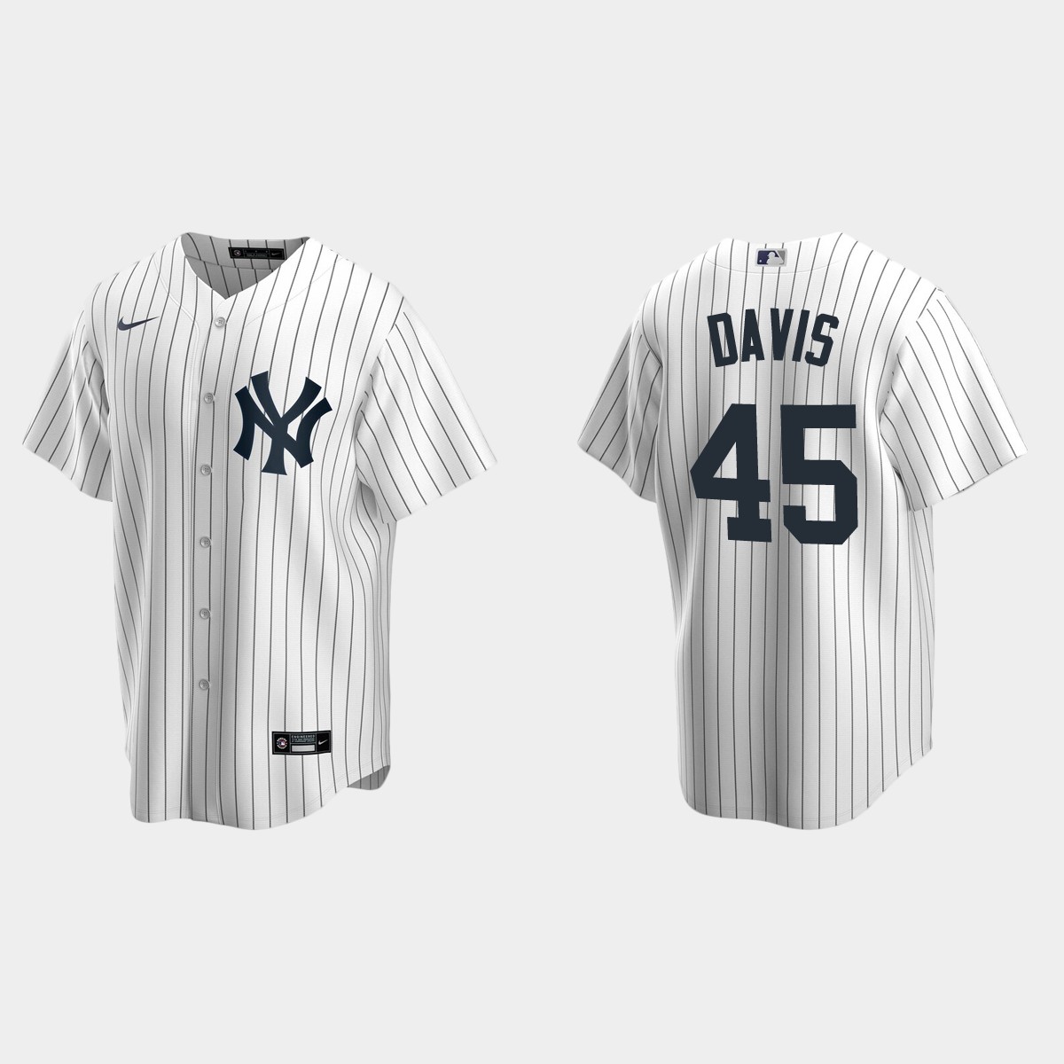 Men's New York Yankees Chili Davis White Retired Player Jersey