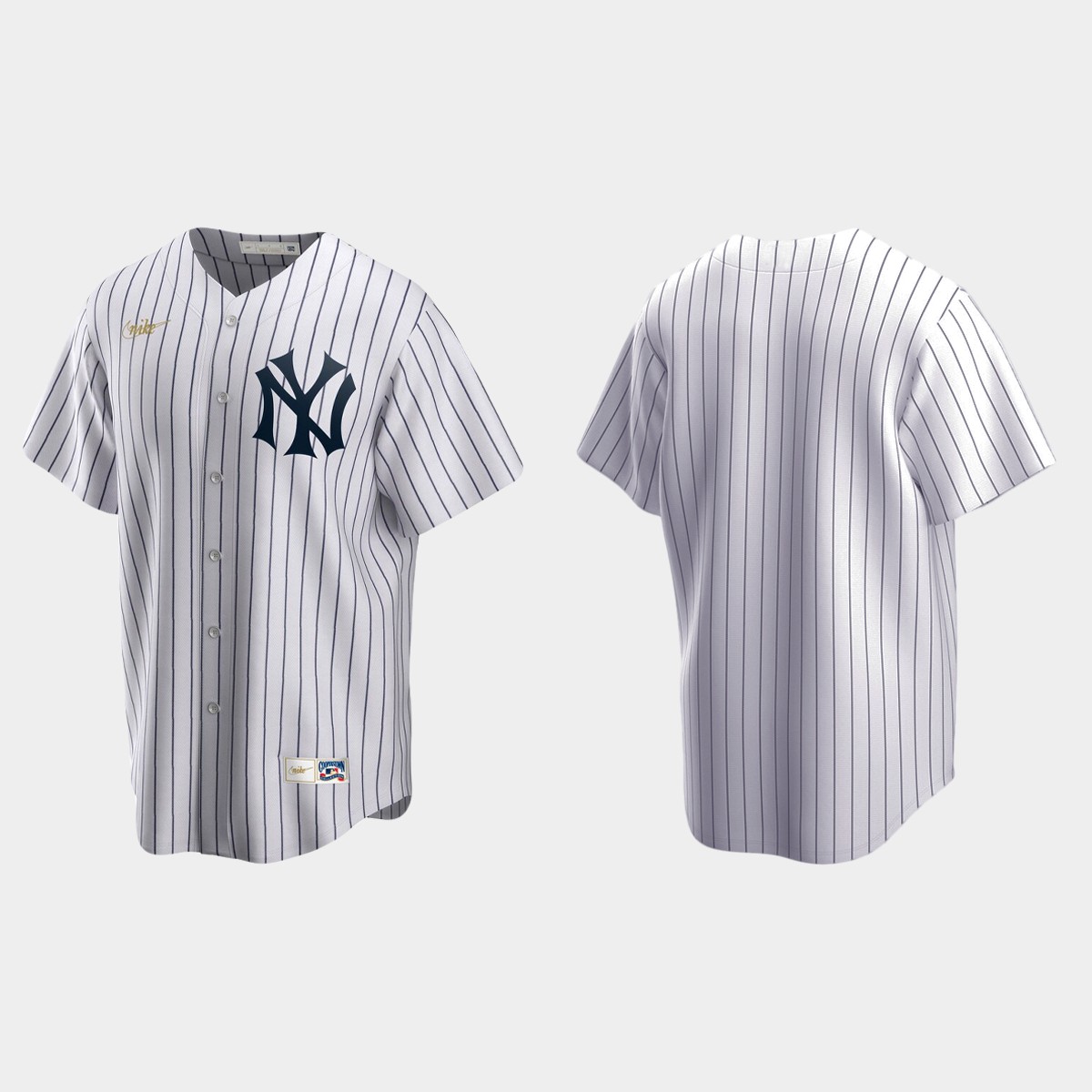 Men's New York Yankees Cooperstown Collection Home Jersey - White