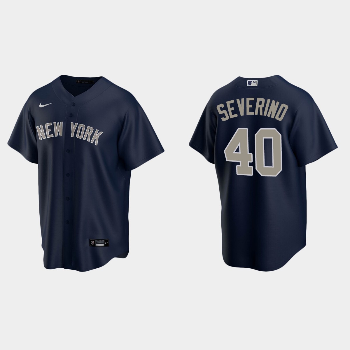 Men's New York Yankees Luis Severino Alternate Jersey - Navy
