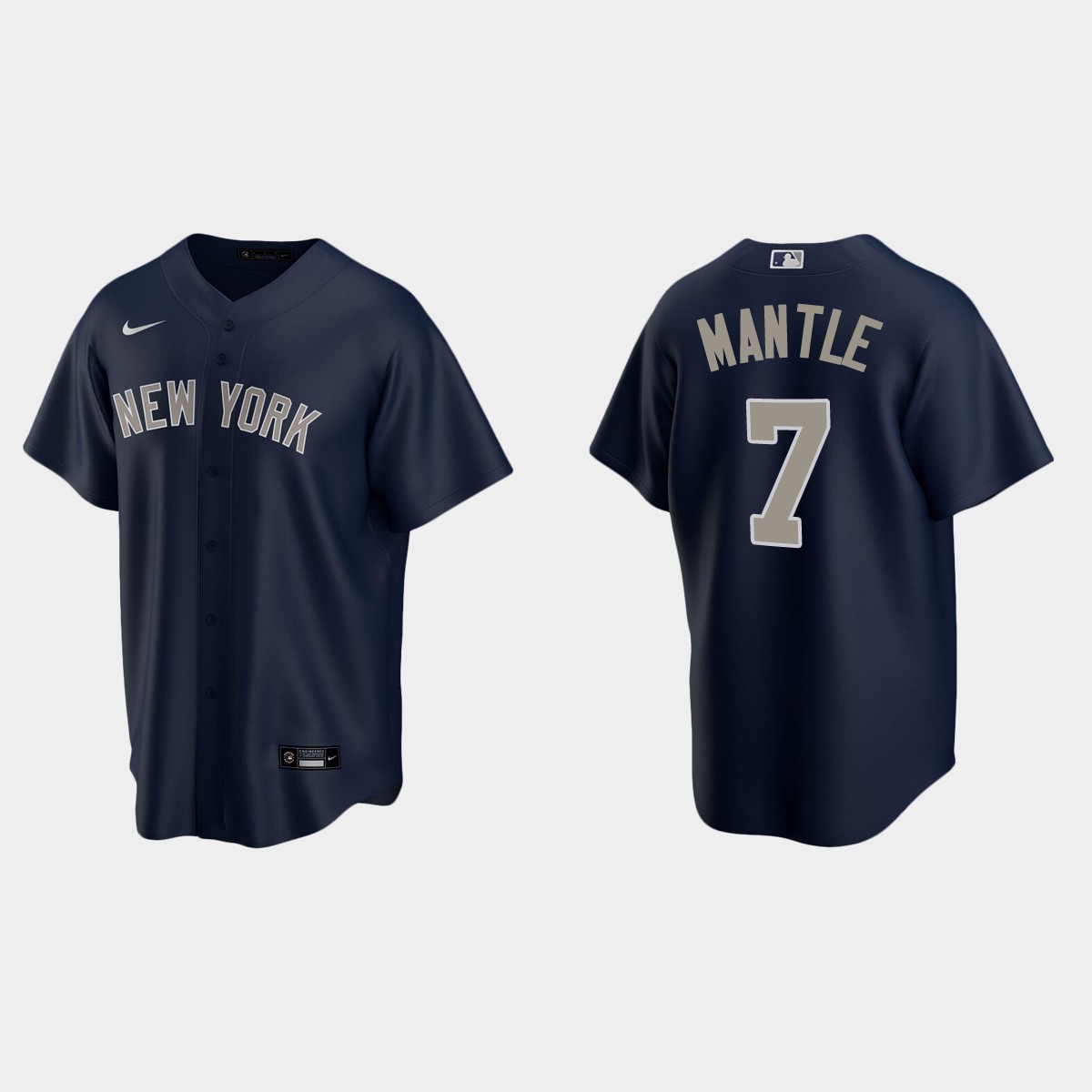 Men's New York Yankees Mickey Mantle Alternate Jersey - Navy