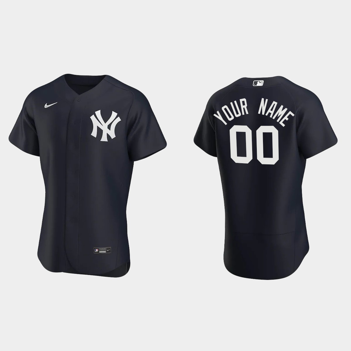 Men's New York Yankees Navy 2020 Alternate Custom Jersey