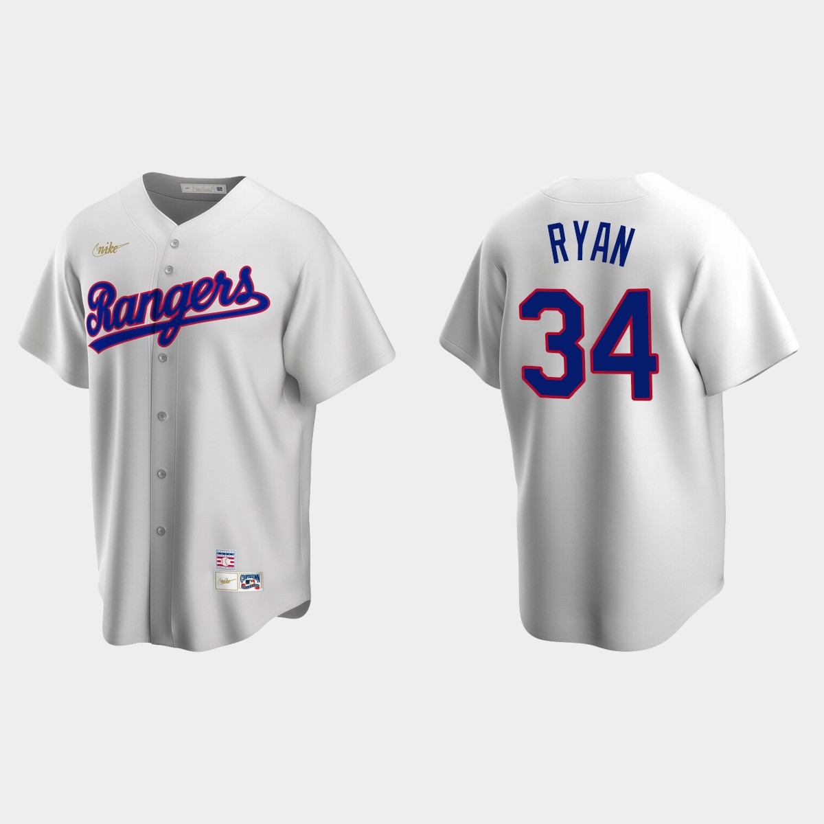 Men's Nolan Ryan #34 Texas Rangers Cooperstown Collection Home Jersey - White