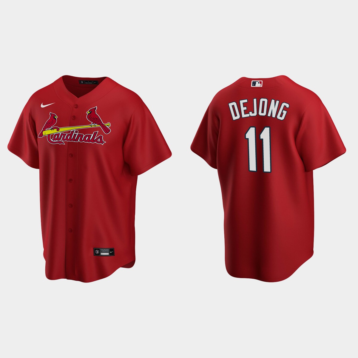 Men's Paul DeJong #11 St. Louis Cardinals Alternate Jersey - Red