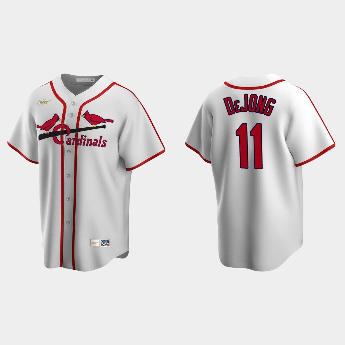 Men's Paul DeJong St. Louis Cardinals Cooperstown Collection Home Jersey - White