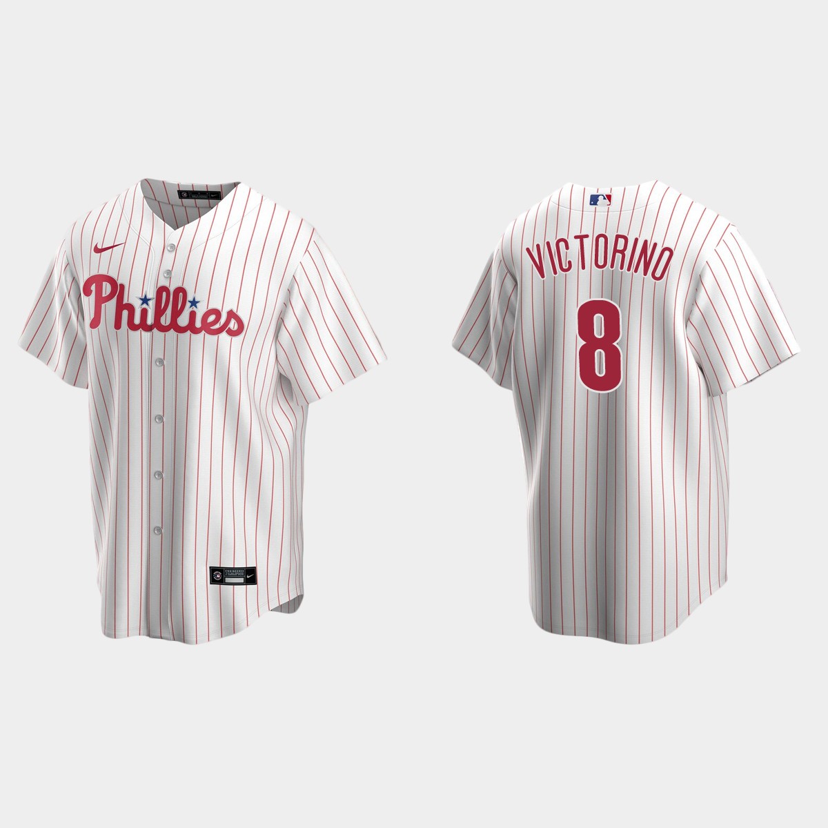Men's Philadelphia Phillies Shane Victorino White Retired Player Jersey