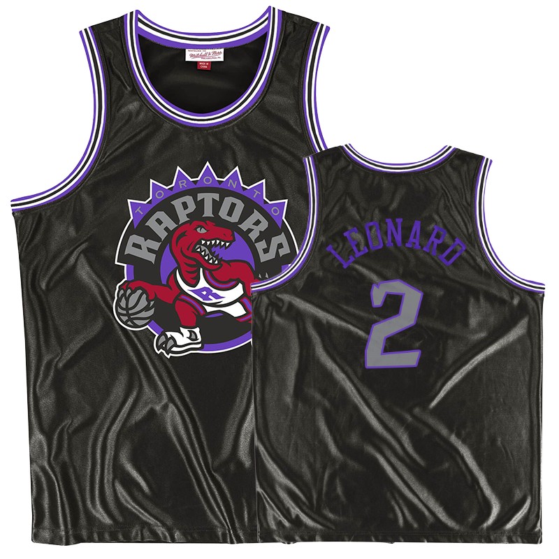 Men's Raptors Kawhi Leonard Black Throwback MITCHELL & NESS Tank Top