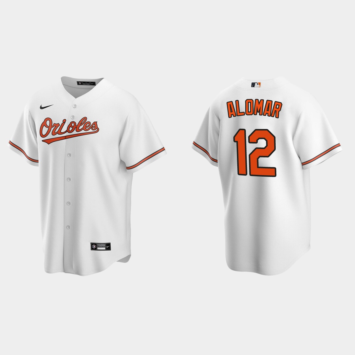 Men's Roberto Alomar Baltimore Orioles Home Jersey - White
