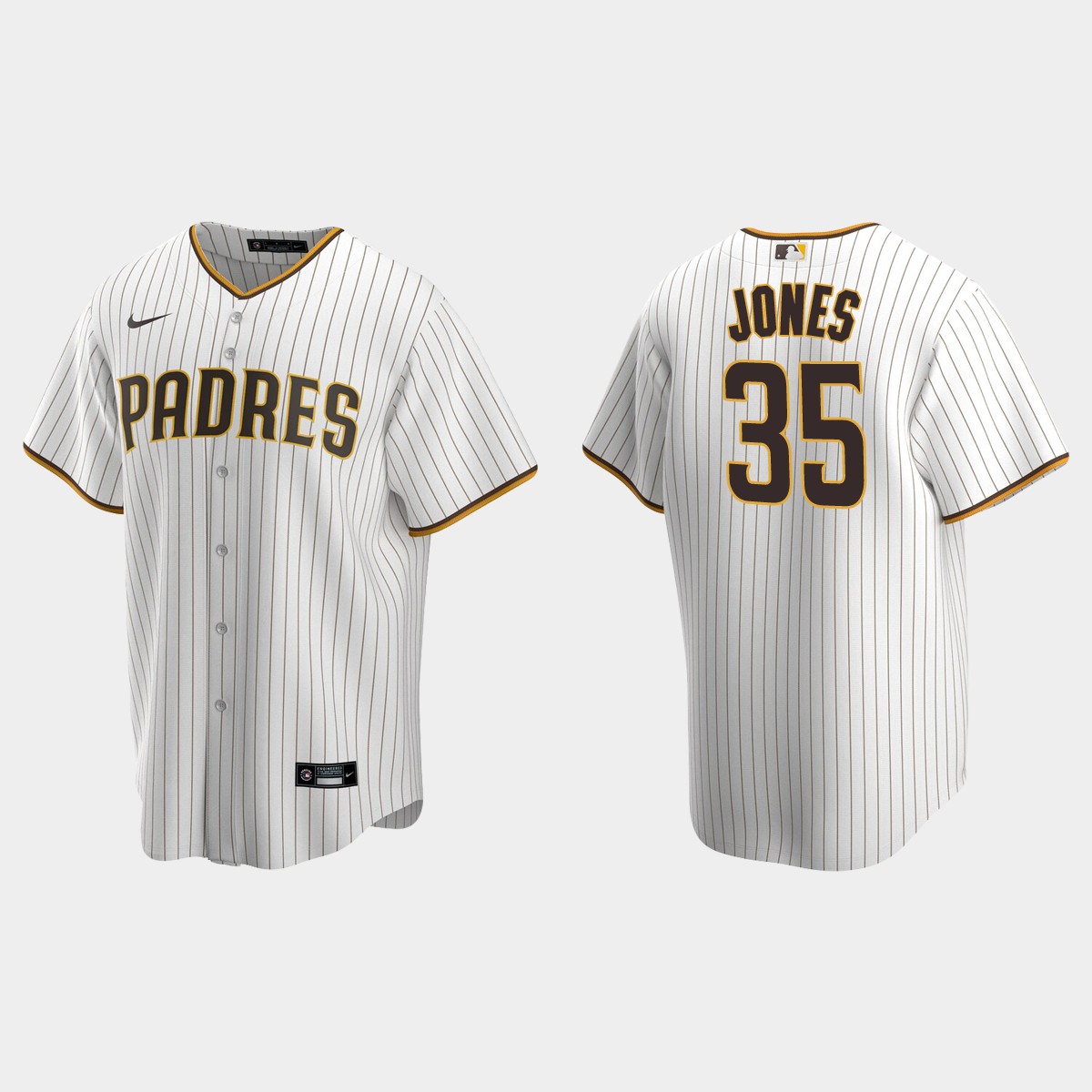 Men's San Diego Padres Randy Jones White Brown Retired Player Jersey