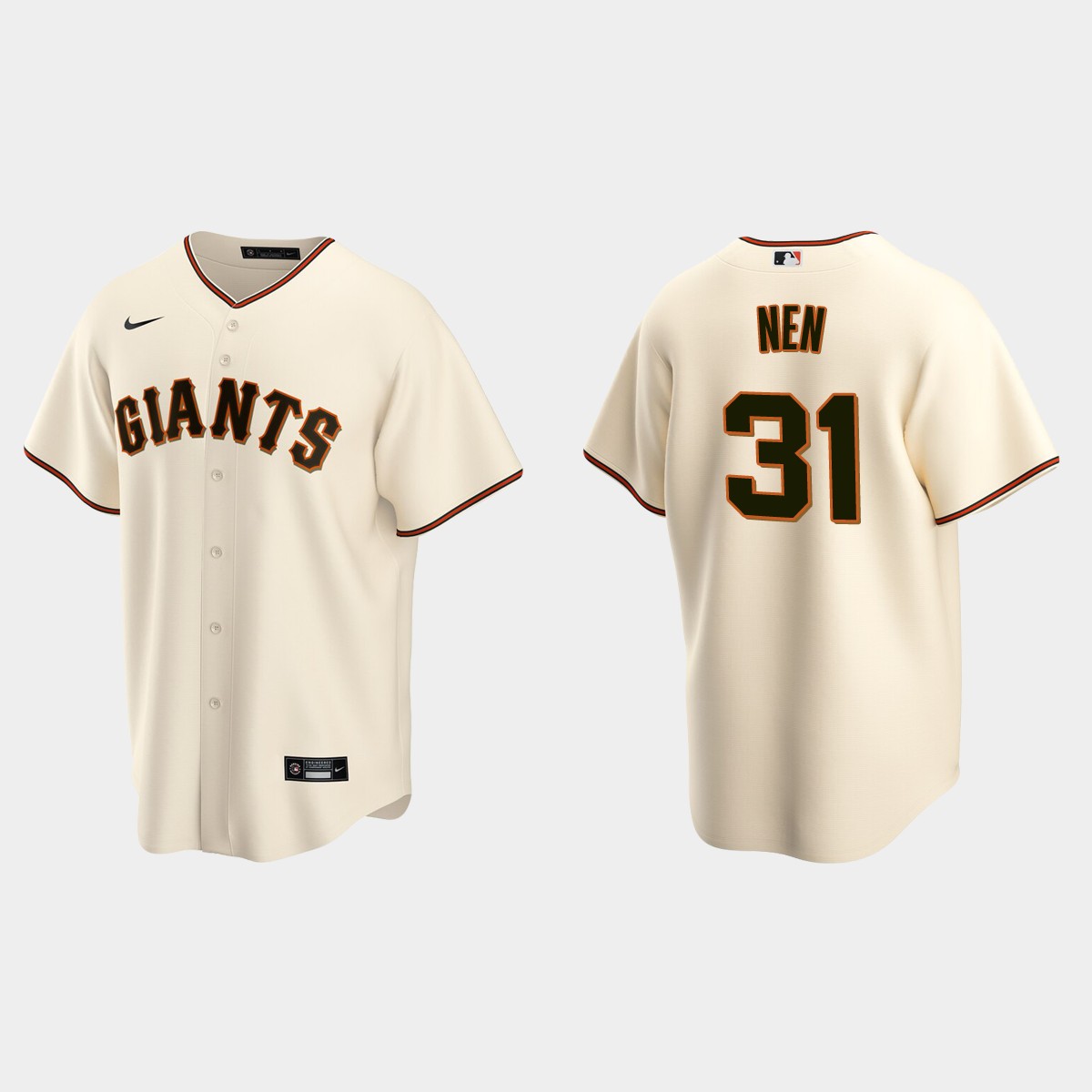 Men's San Francisco Giants Robb Nen Cream Retired Player Jersey