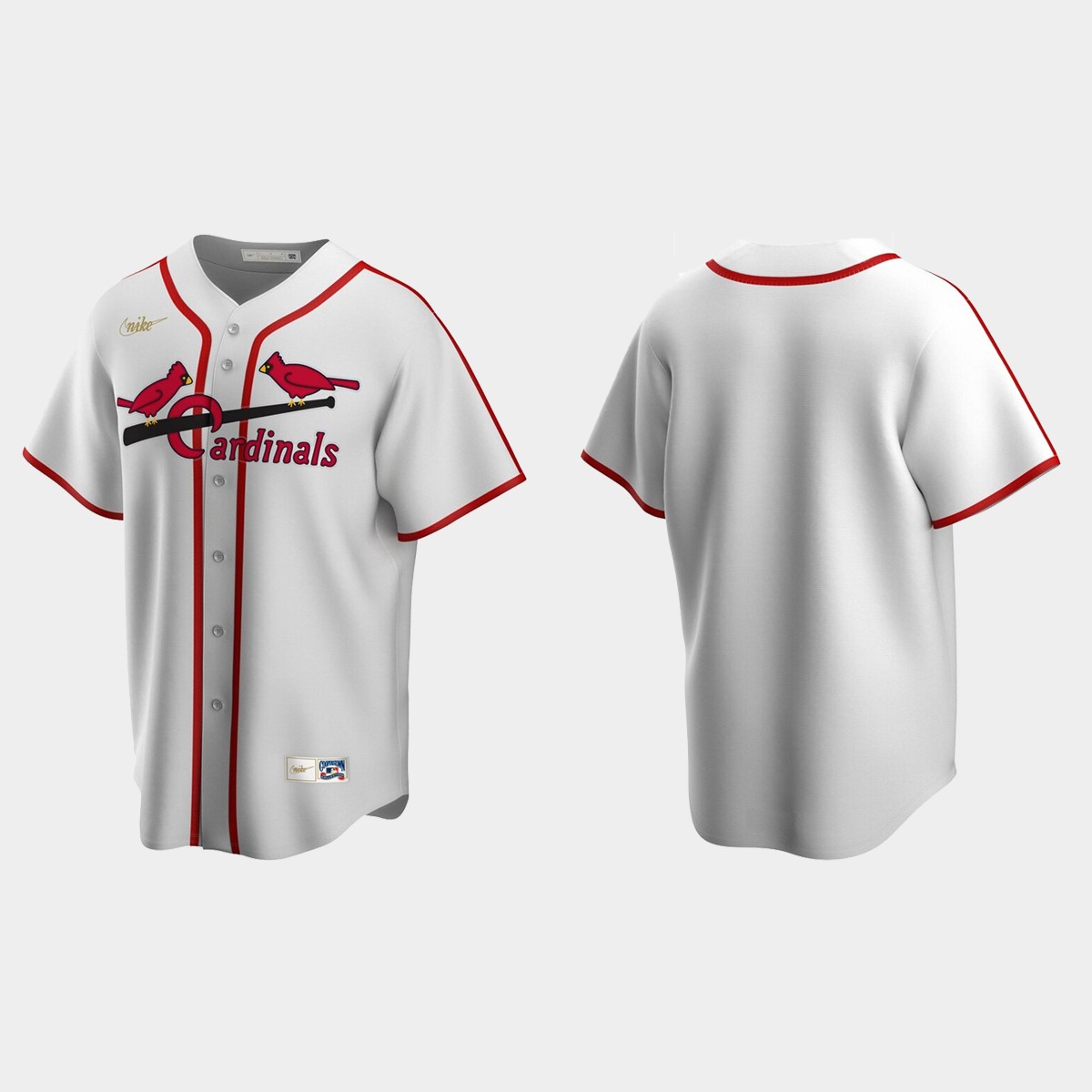 Men's St. Louis Cardinals Home Cooperstown Collection Jersey - White