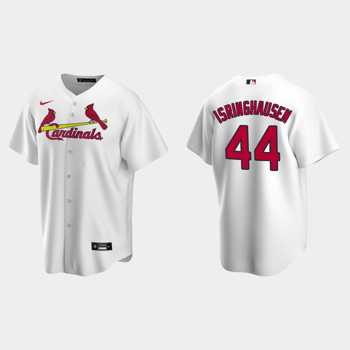 Men's St. Louis Cardinals Jason Isringhausen White Retired Player Jersey