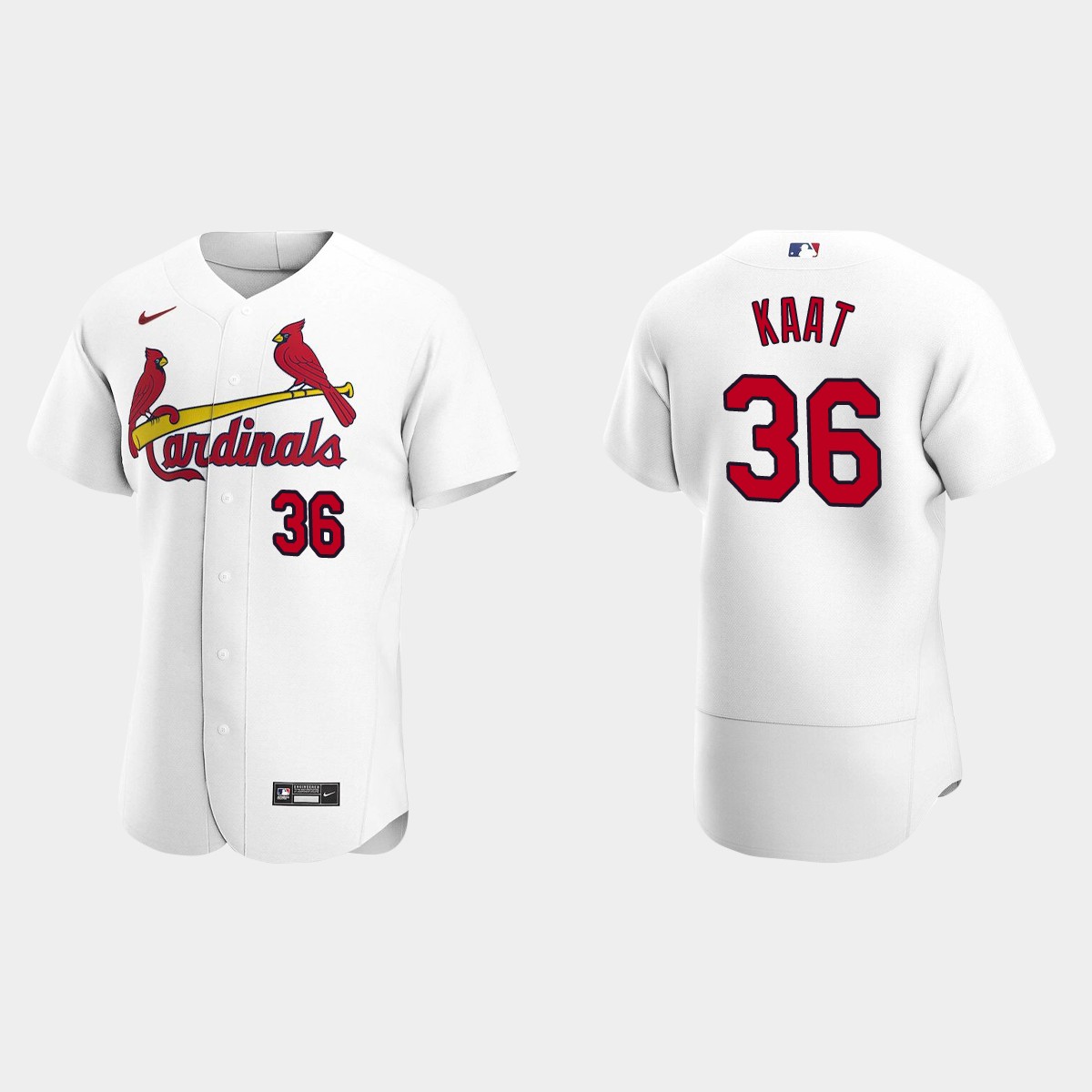 Men's St. Louis Cardinals Jim Kaat White Retired Player Jersey