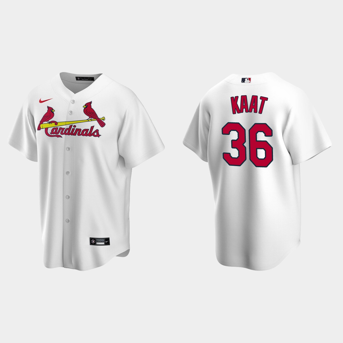 Men's St. Louis Cardinals Jim Kaat White Retired Player Jersey