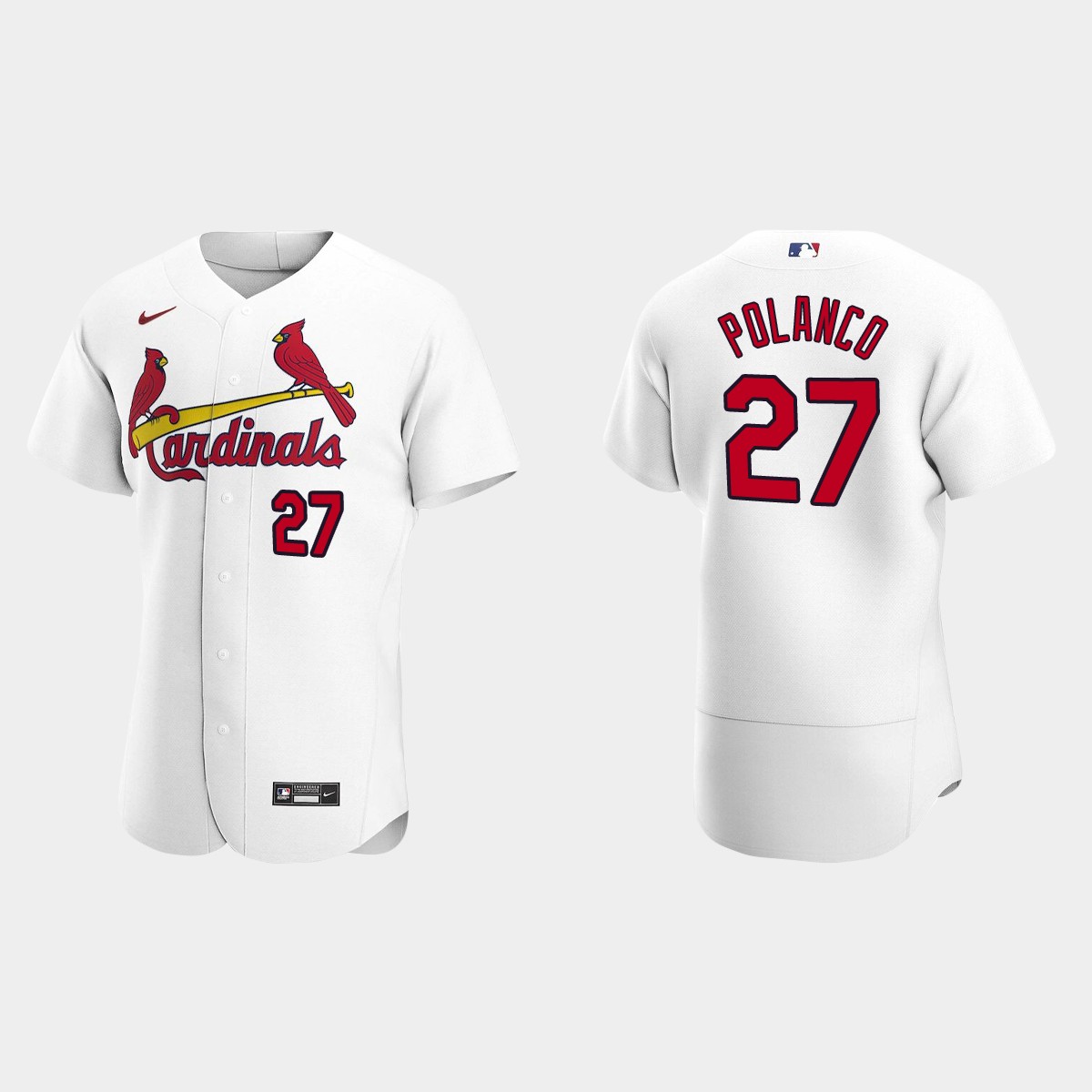 Men's St. Louis Cardinals Placido Polanco White Retired Player Jersey