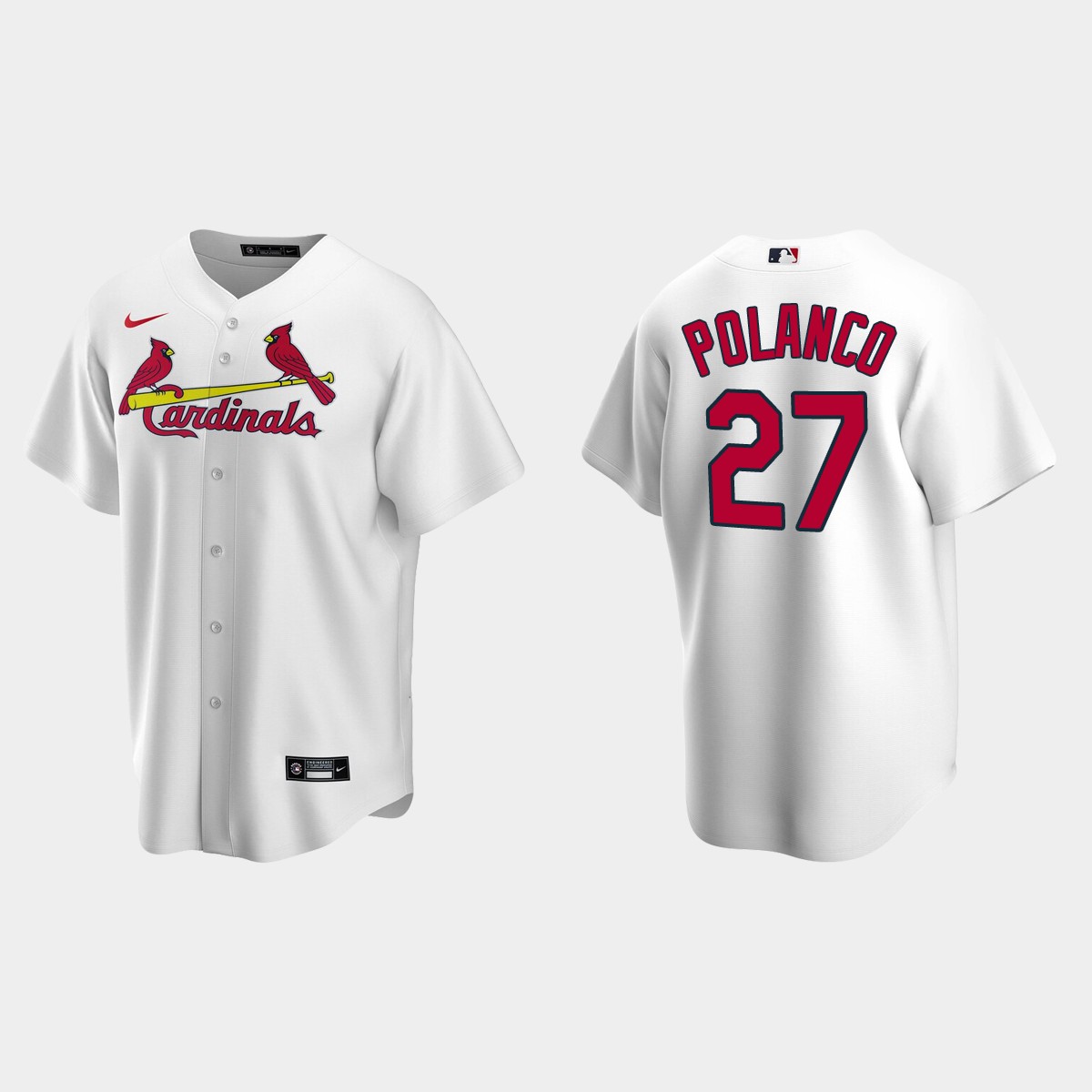 Men's St. Louis Cardinals Placido Polanco White Retired Player Jersey