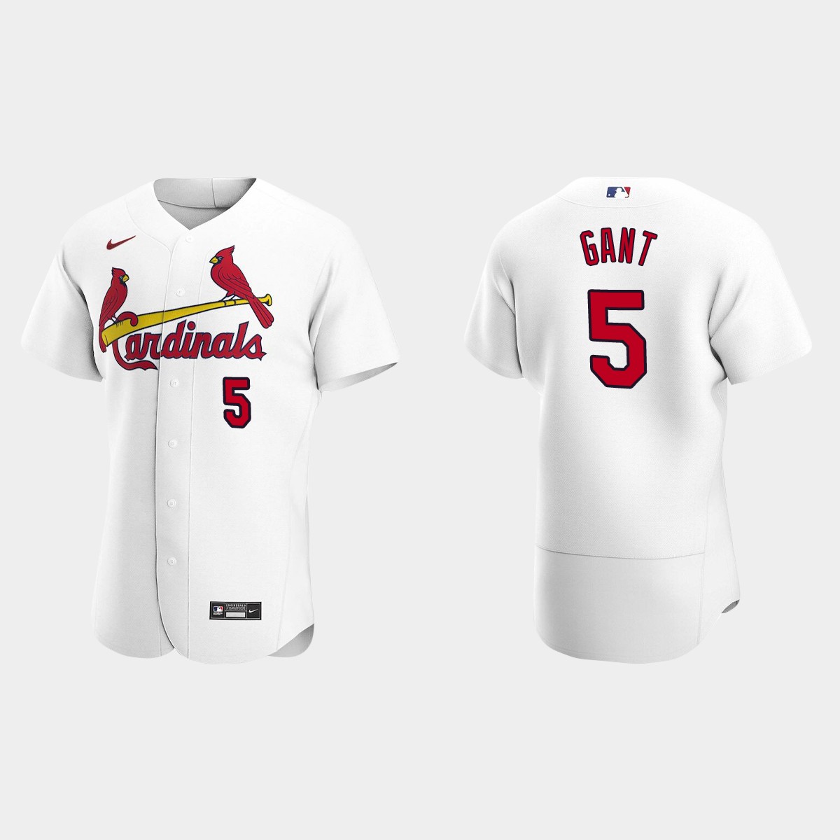 Men's St. Louis Cardinals Ron Gant White Retired Player Jersey