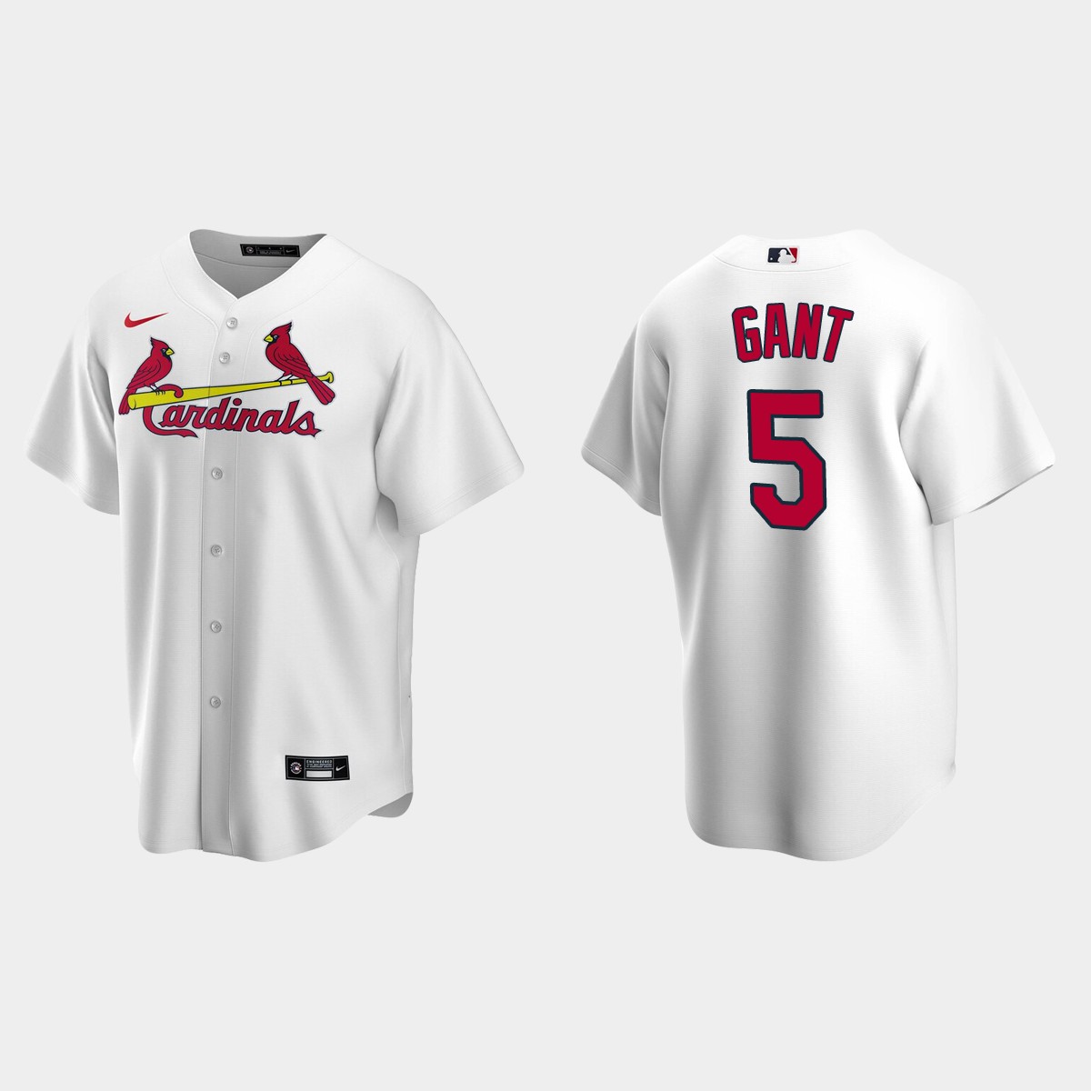 Men's St. Louis Cardinals Ron Gant White Retired Player Jersey