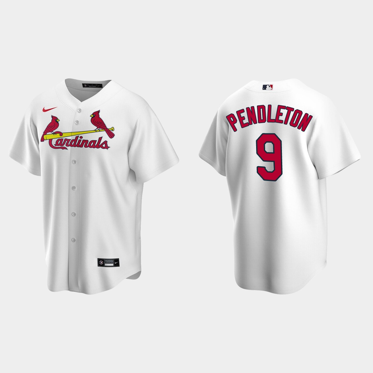 Men's St. Louis Cardinals Terry Pendleton White Retired Player Jersey