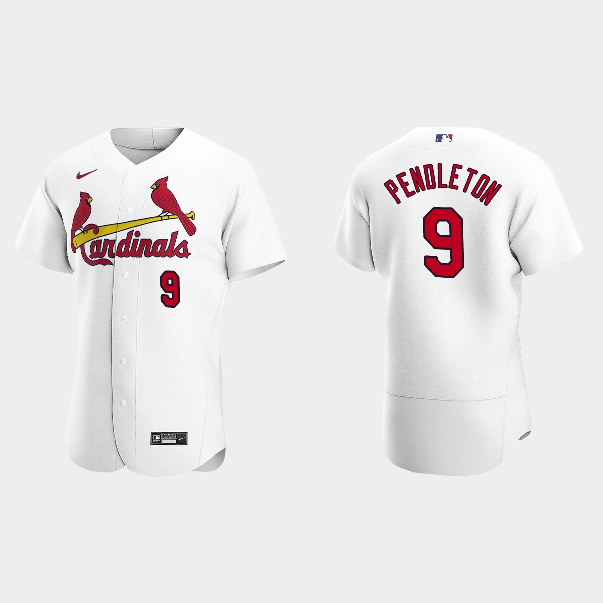 Men's St. Louis Cardinals Terry Pendleton White Retired Player Jersey