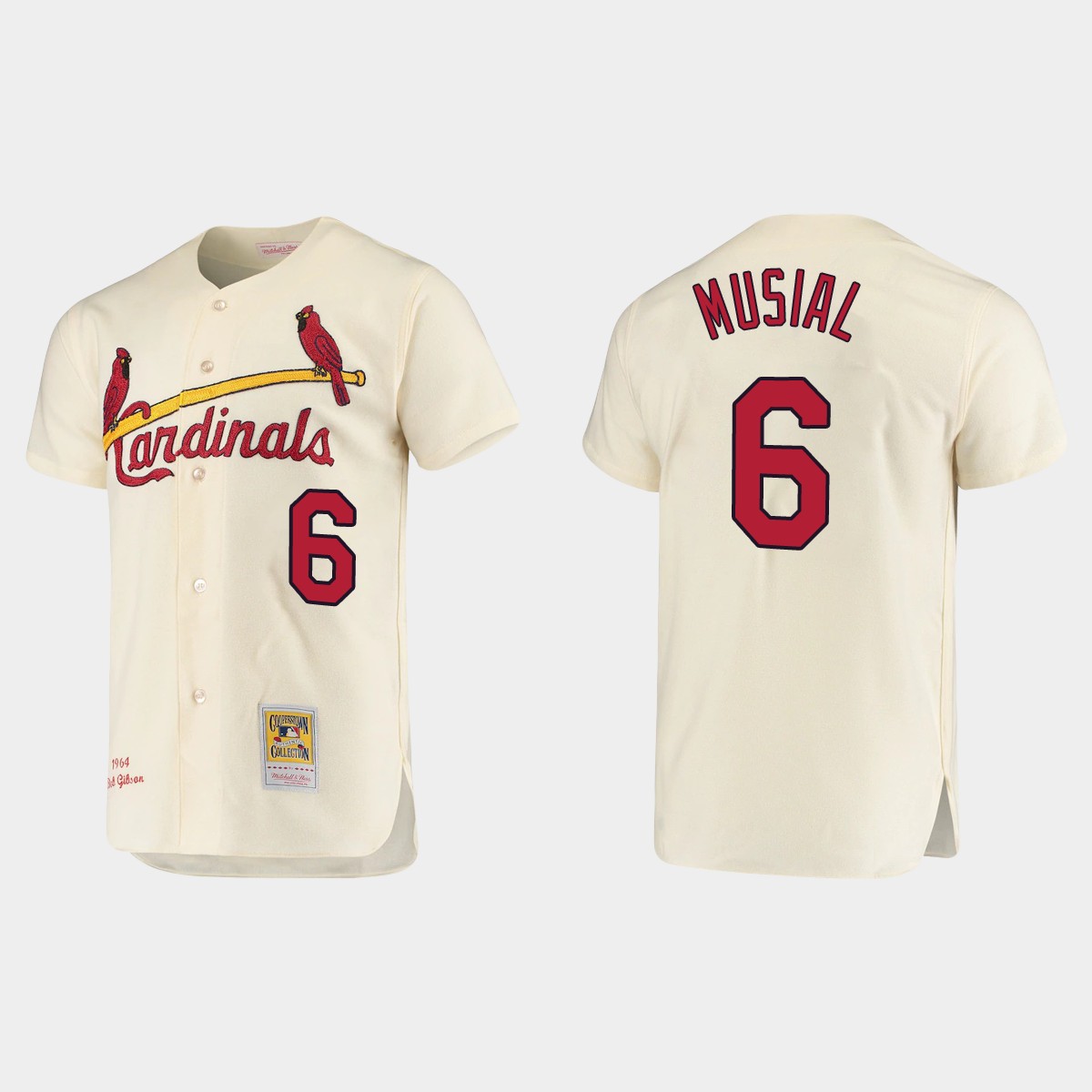 Men s Stan Musial #6 St Louis Cardinals Cooperstown Collection Home