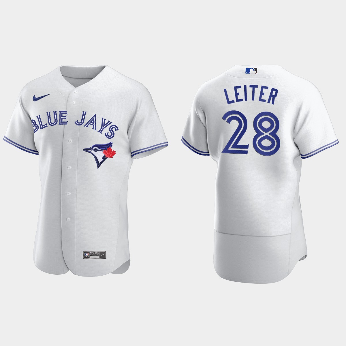 Men's Toronto Blue Jays Al Leiter White Retired Player Jersey