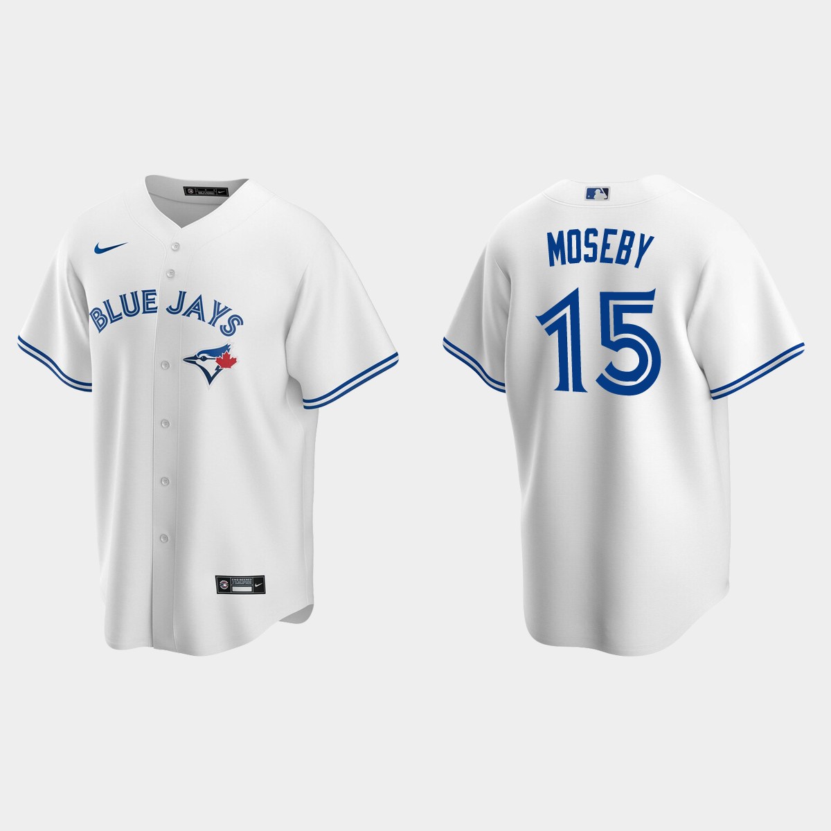 Men's Toronto Blue Jays Lloyd Moseby White Retired Player Jersey