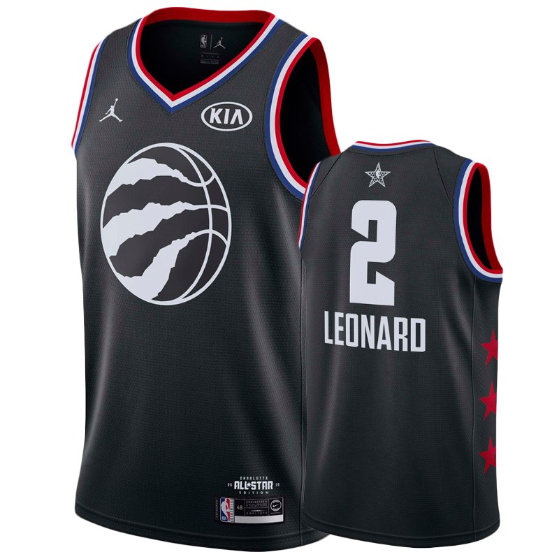 Men's Toronto Raptors #2 Kawhi Leonard 2019 All-Star Jersey - Black