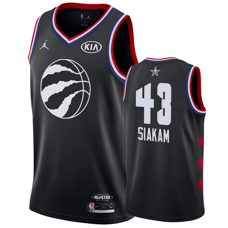 Men's Toronto Raptors #43 Pascal Siakam 2019 All-Star Jersey - Black
