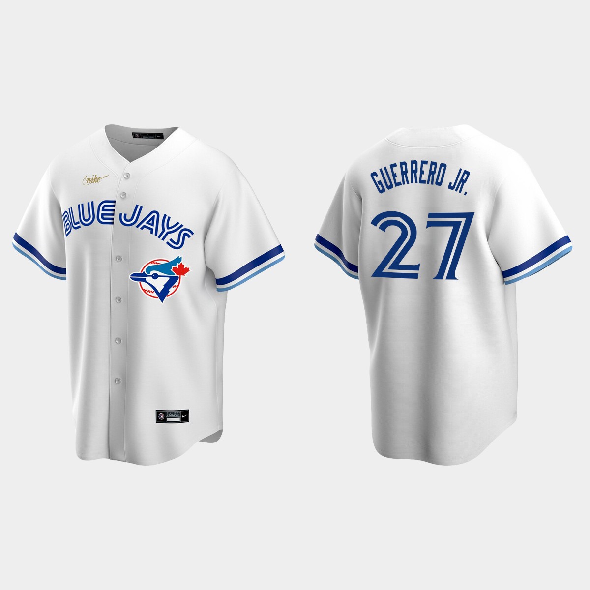 Men's Vladimir Guerrero Jr. #27 Toronto Blue Jays Cooperstown Collection Home Jersey - White
