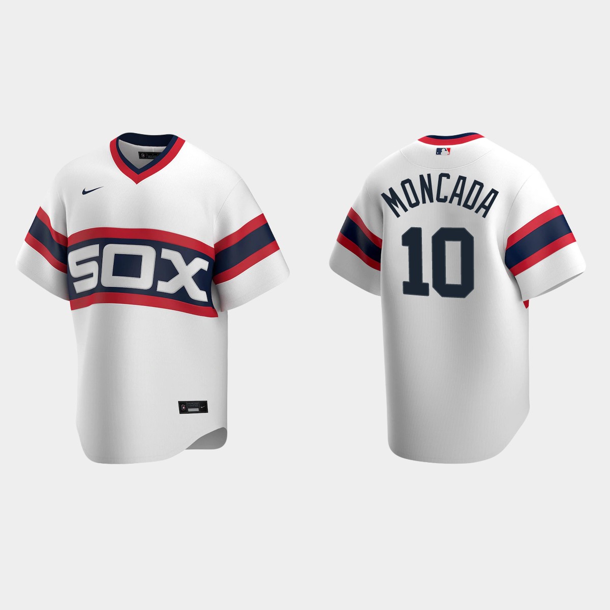 Men's Yoan Moncada Chicago White Sox Cooperstown Collection Home Jersey - White